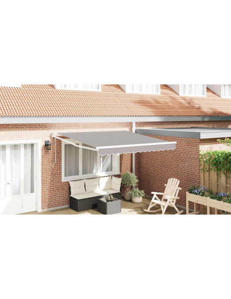 Tenda da Sole Grigio chiaro 300 x 250 x 165 cm Poliestere