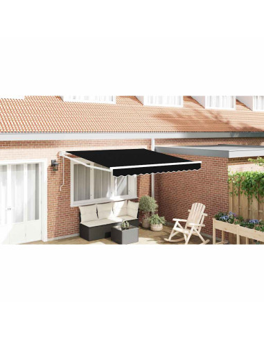 Tenda da Sole Nero 300 x 250 x 165 cm Poliestere