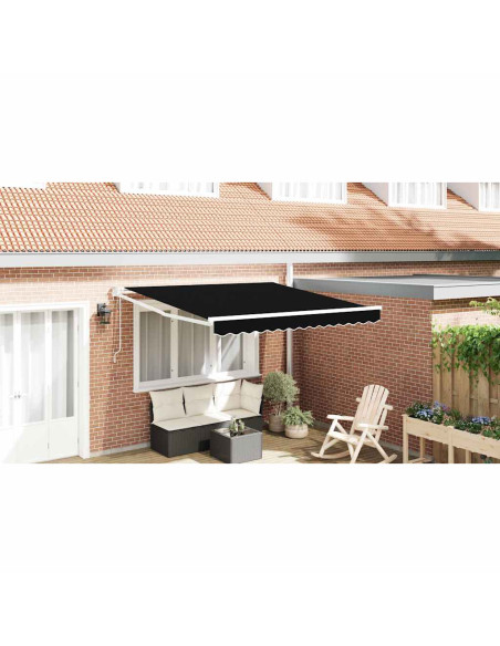 Tenda da Sole Nero 300 x 250 x 165 cm Poliestere