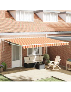 Tenda da Sole Giallo e Arancione 450 × 300 cm