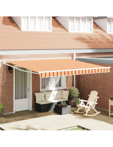 Tenda Retrattile Giallo e Arancione 400 × 300 cm