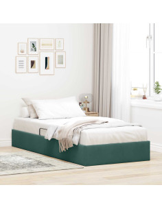 Telaio del Letto Ottomano con Ripostiglio Velluto