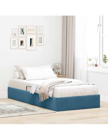 Telaio del Letto Ottomano con Ripostiglio Velluto