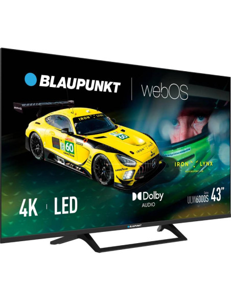 TV 43 BLAUPUNKT 4K DBT2 WEB0S TV DVBT2 DVBS2 NEW SMART PIEDE