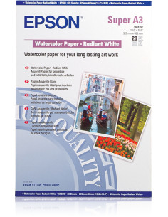 Epson Carta acquerello "Radiant White"