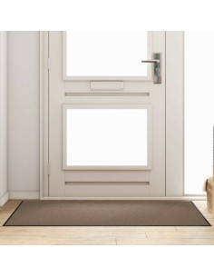 Tappetino Altro Beige e Nero 90 x 150 cm Polipropilene e vinile