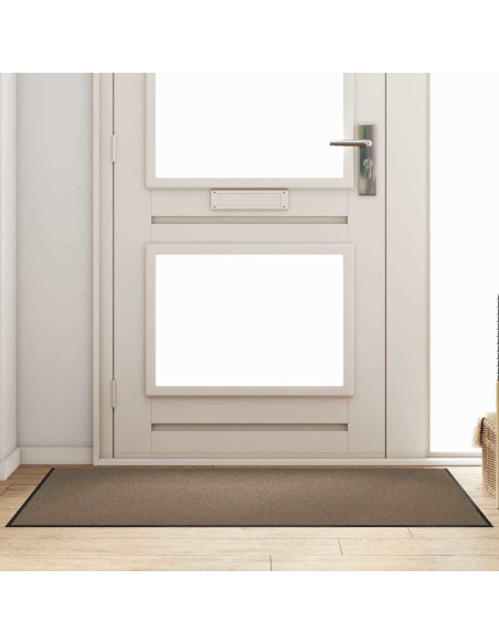 Tappetino Altro Beige e Nero 90 x 150 cm Polipropilene e vinile