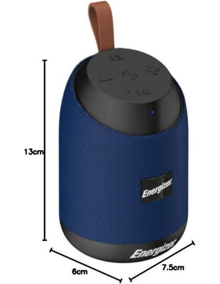 ENERGIZER BLUETOOTH PORTABLE BTS BLUETOOTH 6W + RADIO BTS 061 BLU