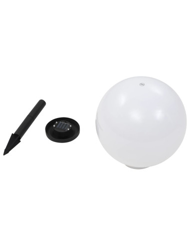 Lampade Solari da Esterno 4 pz LED Sferiche 30 cm RGB