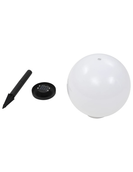 Lampade Solari da Esterno 4 pz LED Sferiche 30 cm RGB