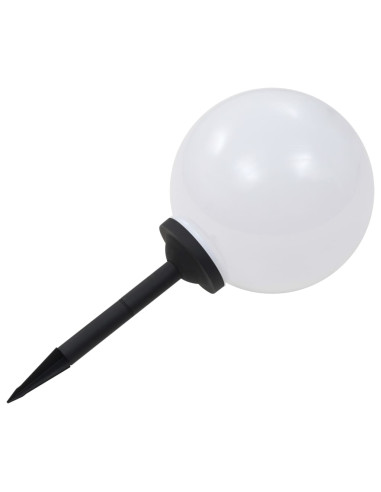 Lampade Solari da Esterni Sferiche 2 pz LED RGB 30 cm