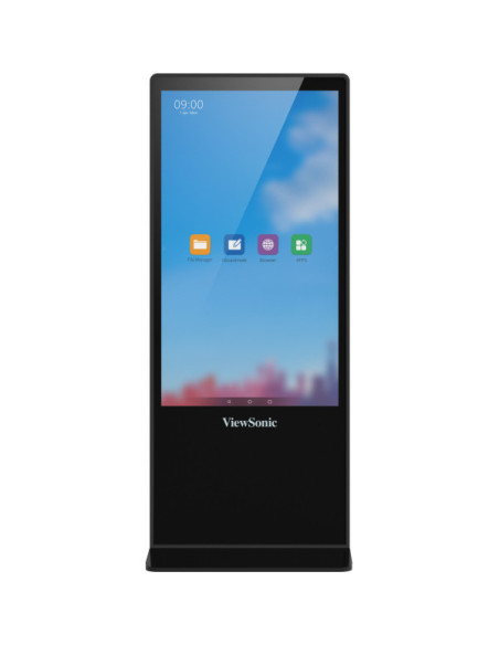 Viewsonic EP5542T visualizzatore di messaggi Design totem 139,7 cm (55") LED 450 cd/m² 4K Ultra HD Nero Touch screen Android 8.