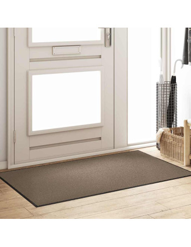 Tappetino Altro Beige e Nero 90 x 150 cm Polipropilene e vinile