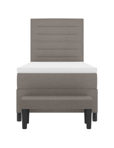 Letto a molle con materasso Talpa 90 x 190 cm Tessuto 2