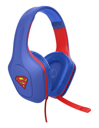 Trust GXT 415SM Zirox Auricolare Cablato A Padiglione Gaming Blu, Rosso