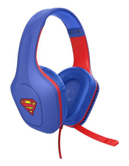 Trust GXT 415SM Zirox Auricolare Cablato A Padiglione Gaming Blu, Rosso