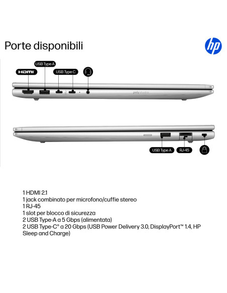 HP ProBook 4 G1iR Intel® Core™ i5 i5-1334U Computer portatile 40,6 cm (16") WUXGA 16 GB DDR5-SDRAM 512 GB SSD Wi-Fi 6E (802.1