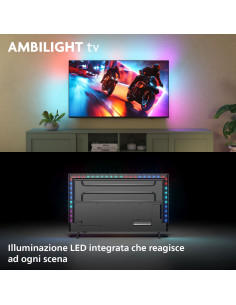 Philips Ambilight TV 55MLED920 4K QD MiniLED 139cm 55" Smart TV Dolby Vision and Dolby Atmos Titan OS 2