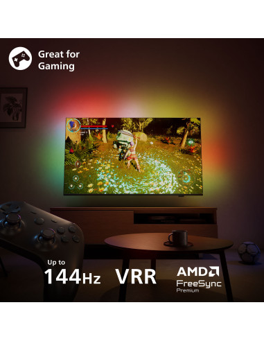 Philips Ambilight TV 55MLED920 4K QD MiniLED 139cm 55" Smart TV Dolby Vision and Dolby Atmos Titan OS