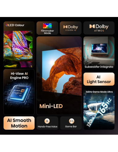 Hisense Smart TV ULED MiniLED 100" 4K 100U7Q