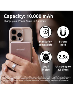 POWER BANK MAG SAFE 10000 ROSA 2