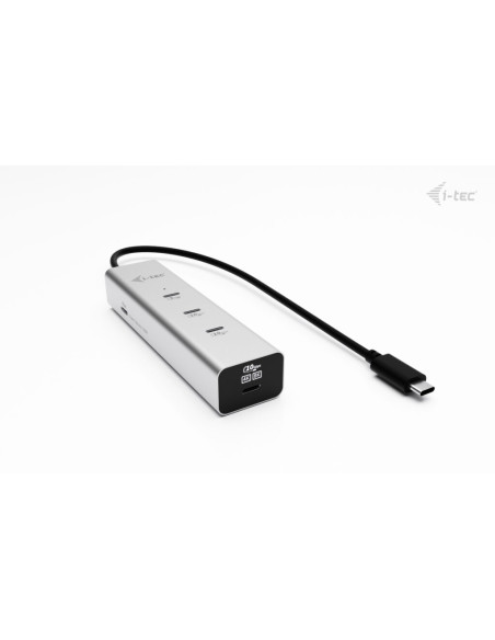i-tec Metal USB-C Charging HUB 5port with USB-C video 8K + Power Delivery 85W