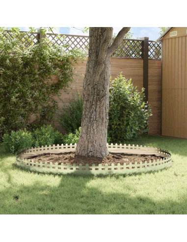 Bordure per prato 30 pcs Argento 103 x 0,05 x 22 cm