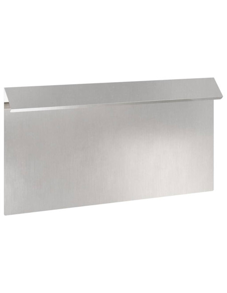 Recinto per lumache 16 pcs Argento 50 x 3,5 x 25 cm