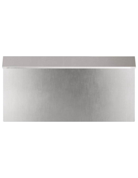 Recinto per lumache 16 pcs Argento 50 x 3,5 x 25 cm