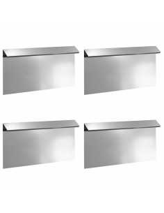 Recinto per lumache 4 pcs Argento 50 x 3,5 x 25 cm 2