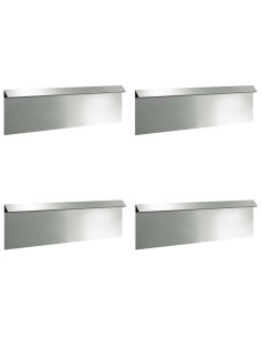 Recinto per lumache 4 pcs Argento 100 x 3,5 x 25 cm 2