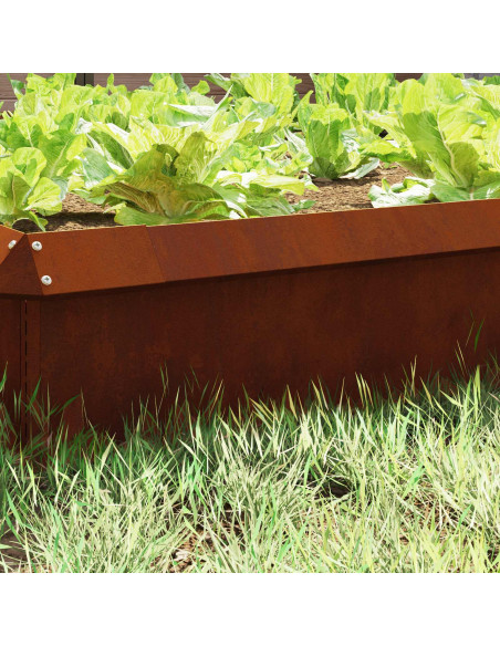 Recinto per lumache Ruggine 100 x 3,5 x 25 cm