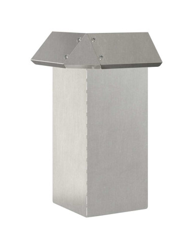 Recinto per lumache Argento 13,5 x 13,5 x 25 cm