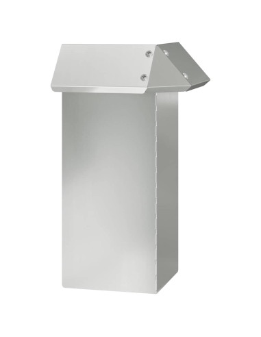 Recinto per lumache Argento 13,5 x 13,5 x 25 cm Acciaio zincato