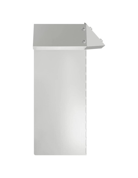 Recinto per lumache 4 pcs Argento 13,5 x 13,5 x 25 cm