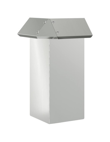 Recinto per lumache 4 pcs Argento 13,5 x 13,5 x 25 cm