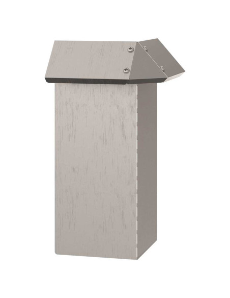 Recinto per lumache Ruggine 13,5 x 13,5 x 25 cm