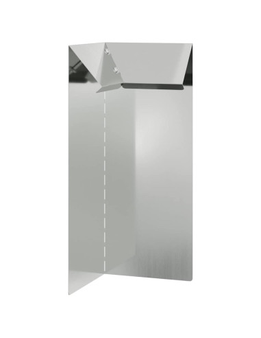 Recinto per lumache Argento 10 x 10 x 25 cm Acciaio zincato