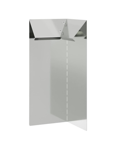 Recinto per lumache Argento 10 x 10 x 25 cm Acciaio zincato