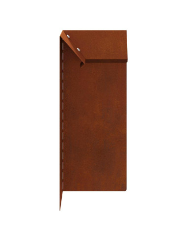 Recinto per lumache 4 pcs Ruggine 10 x 10 x 25 cm