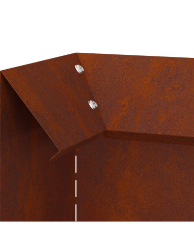 Recinto per lumache 4 pcs Ruggine 10 x 10 x 25 cm