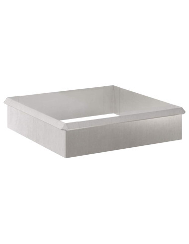 Recinzioni per lumache 8 pcs Argento Acciaio inossidabile