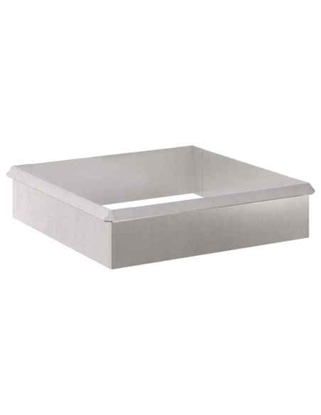 Recinzioni per lumache 8 pcs Argento Acciaio inossidabile