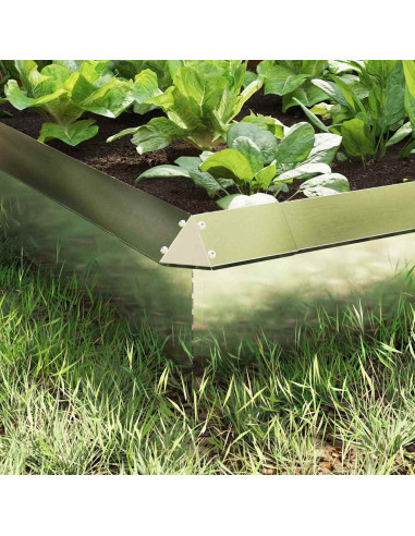 Recinzioni per lumache 8 pcs Argento Acciaio inossidabile