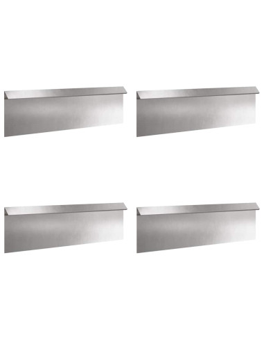 Recinzioni per lumache 8 pcs Argento Acciaio inossidabile