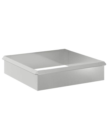 Recinzioni per lumache 8 pcs Argento Acciaio zincato