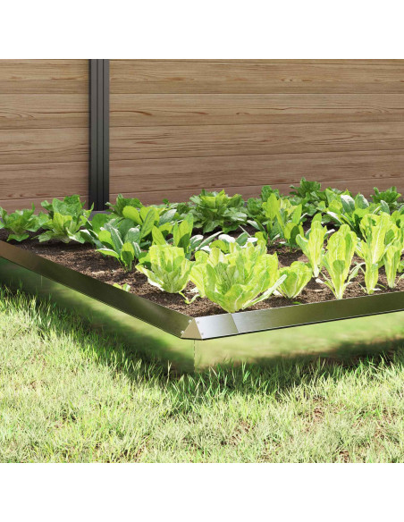 Recinzioni per lumache 12 pcs Argento Acciaio inossidabile