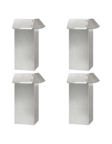 Recinzioni per lumache 12 pcs Argento Acciaio inossidabile