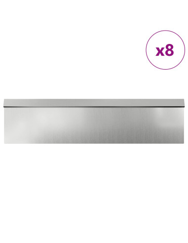 Recinzioni per lumache 12 pcs Argento Acciaio zincato