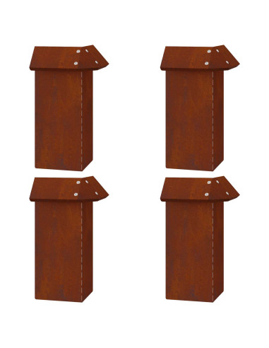 Recinzioni per lumache 12 pcs Ruggine